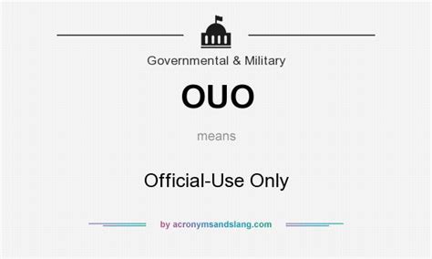 ouo acronym.